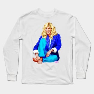 Kim Carnes - An illustration by Paul Cemmick Long Sleeve T-Shirt